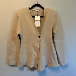 Zara cinched waist cardigan